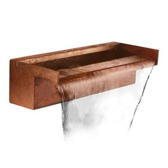 PRIMROSE Rear Supply Corten Steel Waterfall Blade Cascade 60cm in Bronze