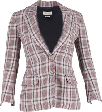 Isabel Marant Etoile Plaid Balzer in Multicolor Linen