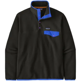 Patagonia Mens Lightweight Synchilla Snap-T Fleece Pullover Black Xxxl