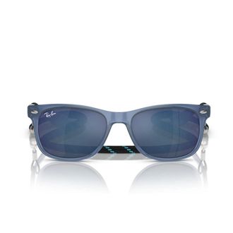 Ray-Ban Wayfarer Junior Edition - unisex - Zonnebrillen - Blauw - 47 MM - Accessoires
