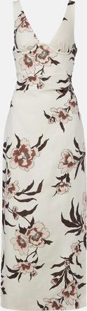 Sir. Floral linen maxi dress