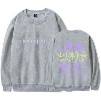 Generic Katseye Merch Soft Is Strong Katseye Touch Sweatshirt Crewneck Long Sleeve Sweatshirt Men/women Pullover (4,S)