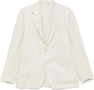 Lardini Blazer in lino - Toni neutri