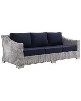 ModWay Conway Sunbrella Outdoor Patio Wicker Sofa