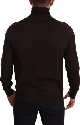 Dolce & Gabbana Mens Cashmere Turtleneck Brown
