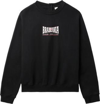 Random Identities Sweatshirt Met Bramania Logo - Heren - Sweatshirts - Zwart - S - Katoen - Hoodies & sweatvesten