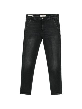 Pantaloni Torino Black Slim Mid Rise Jeans