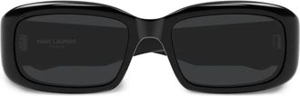 Saint Laurent Eyewear Occhiali da sole squadrati - Nero