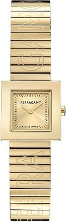 Ferragamo Portrait Quartz Champagne Dial Ladies Watch SFJT00525