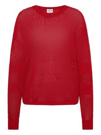 The Upside Fenway Sebastian trui met ronde hals - Rood