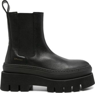 Copenhagen pull-tab Chelsea boots - women - Leather/Leather/Rubber - 41 - Black