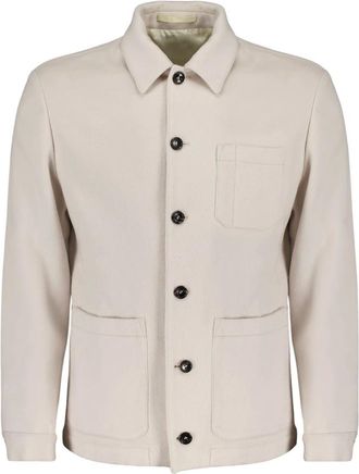 Autore Giacca Sovracamicia Borg - - Jackets - Uomo - Beige - 2XL