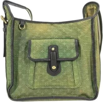 Louis Vuitton Pre-owned Vintage Monogram Mini Shoulder Bag - Dames - Vintage Schoudertas - Groen - ONE Size - Vintage