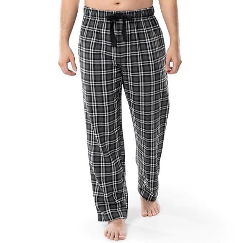 Générique Pantalon De Pyjama Homme à Carreaux 100% Coton Longue Bas