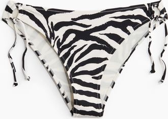 H&M Cheeky Tie-Tanga Bikinihose - Schwarz