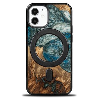 OEM Custodia Bewood Unique Per Iphone 12 Mini - Pianeti - Terra Con Magsafe