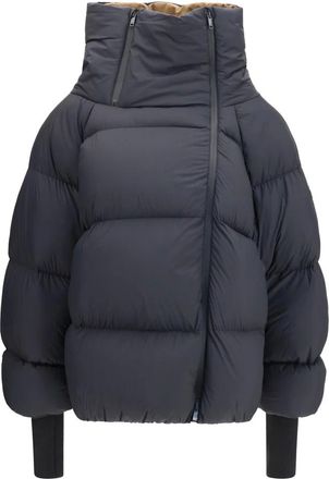 Ganni Future Puffer Jacket - Dames - Jassen - Blauw - Maat: S Leer