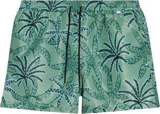 Paul Smith Costume da bagno con stampa palm tree - Verde
