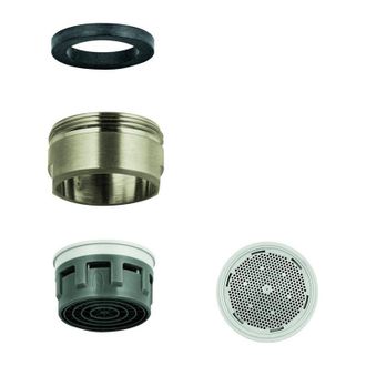 GROHE Aireador Grohe Rosca Exterior M 24x1 N&iacute;quel Cepillado