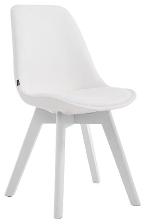 Clp Sedia Da Pranzo Manado In Similpelle Bianco Bianco