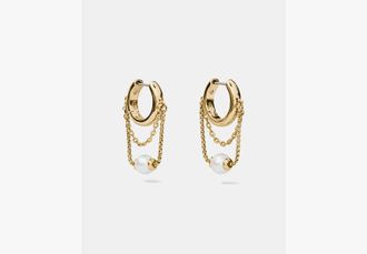 Kate Spade New York Chain Reaction Chain Huggies