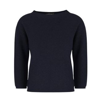 Fabiana Filippi Round-neck Truien - Dames - Ronde hals truien - Blauw - M - Truien & Vesten