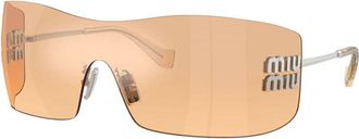 Miu Miu MUB53S 1BC80Y Silver/Orange Mirror Silver Gradient