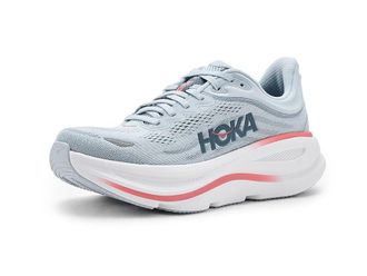 Hoka One One Bondi 9 Womens Shoes Mineral Blue/Washed Blue : 10.5 B - Medium