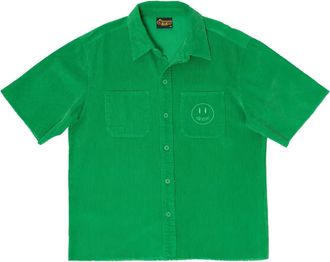 Drew House Corduroy Shirt Green DR-SS21-83