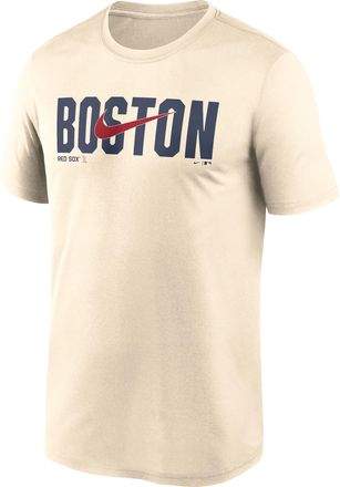 Nike Boston Red Sox Swoosh Legend Nike Mens Dri-FIT MLB T-Shirt in Brown | NKGK15ABQ-RSQ