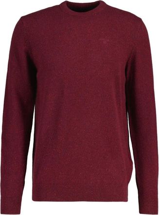 Barbour Maglia Girocollo Essential Tisbury - - Knitwear - Uomo - Rosso - XL