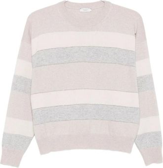 PESERICO Truien & Vesten, Dames, Grijs, M, Grijze Sweater Collectie