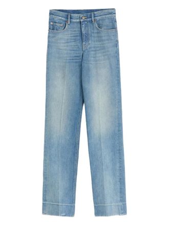 Valentino Garavani denim trousers - women - Cotton - 27 - Blue