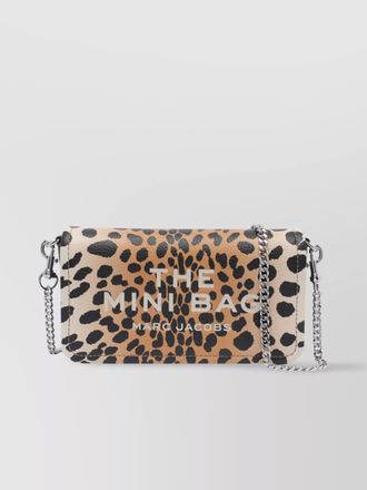 Marc Jacobs mini cheetah print calf leather shoulder bag