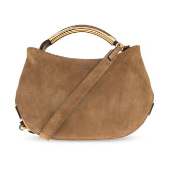 Moschino Handbags, female, Brown, Size: ONE SIZE Handle Me Bag