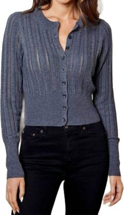 Design History Levi Cardigan In Grey