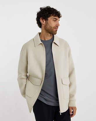 Folio Wool Smart Bomber Harrington
