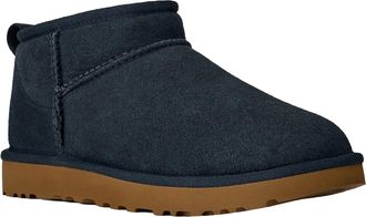 UGG Womens Boots Classic Ultra Mini Dark Indigo Upper: Leather