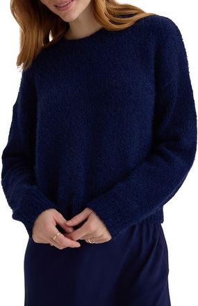 Bella Dahl Drop Shoulder Sweater in Eclipse Blue at Nordstrom, Size X-Small