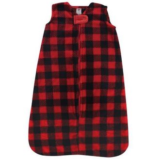 Hudson Baby Cozy Flannel Slumber Sack (baby) in Buffalo Plaid at Nordstrom, Size X-Large