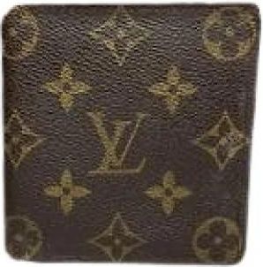 Louis Vuitton Pre-owned Leren Portemonnee - Dames - Vintage Accessoires - Bruin - ONE Size - Leer - Vintage