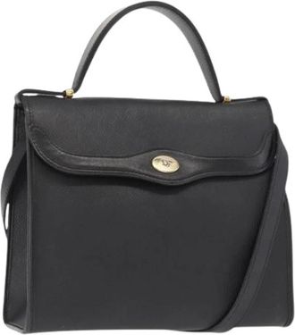 Dior Pre-owned Vintage Handtas - Dames - Vintage Handtas - Zwart - ONE Size - Leer - Vintage