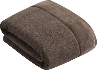 Vossen Badetuch »Pure« Baumwolle & VEGAN, mit eleganter Veloursbordüre