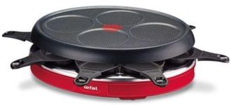 T-fal Colormania Re310512 Aparato De Raclette Rojo 1050 W