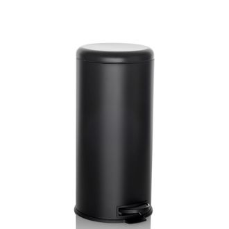 hjh OFFICE Papelera Iron Negro