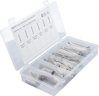 OEM Pasadores De Seguridad Coocheer, Cincados - Paquete De 555 Unidades, 6 Di&aacute;metros (de 1,2 Mm A 4 Mm), Para Tornillos Y Ensamblajes Mec&aacute;nicos