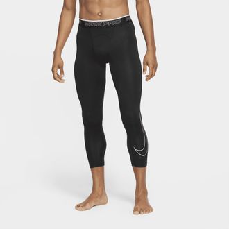 Nike Mens Nike Pro Dri-FIT 3/4 Tights in Black | DD1919-010