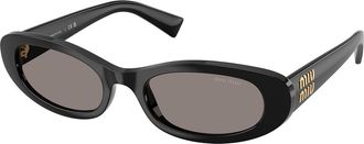 Miu Miu MUC02S 1AB80Q Womens Sunglasses Black Size 54