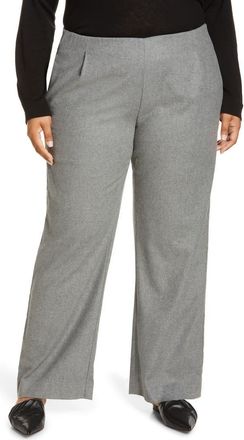 Vince Flannel Pull-On Wide Leg Pants in Thistle at Nordstrom Rack, Size 3X-Large