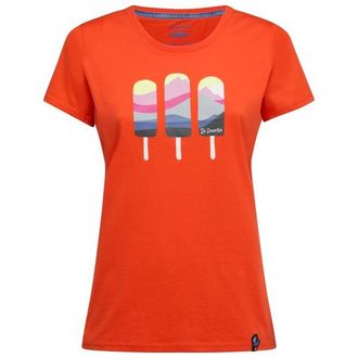 La Sportiva Icy Mountains T-Shirt T-Shirt f&uuml;r Damen | rot